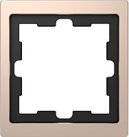 Рамка универсальная Schneider Electric Merten D-Life 1-м. металл шампань  картинка